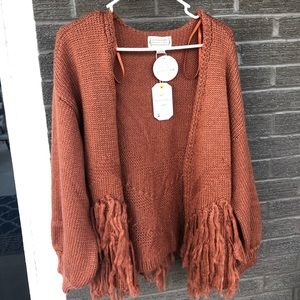 Boho sweater.